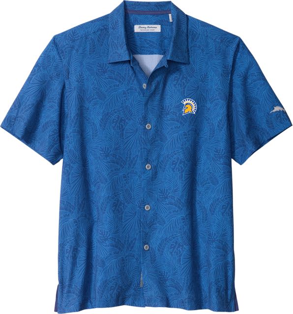 San Jose State University Spartan Bookstore Spartans Short Sleeve Button Up Shirt