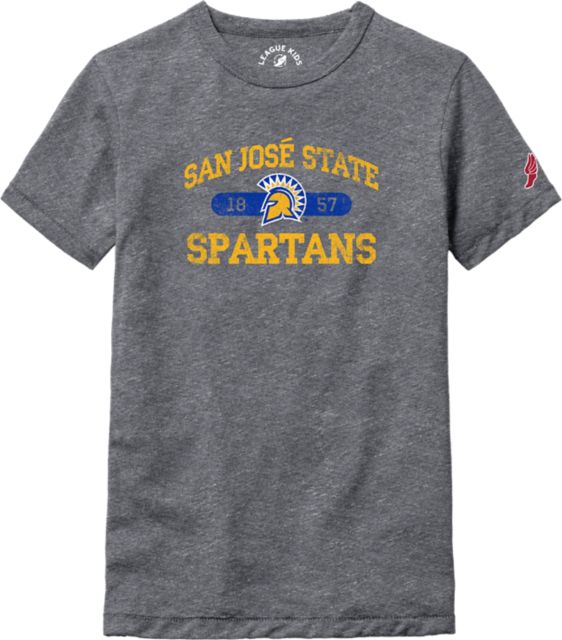 San Jose State University Spartan Bookstore Spartans Youth Short Sleeve T-Shirt