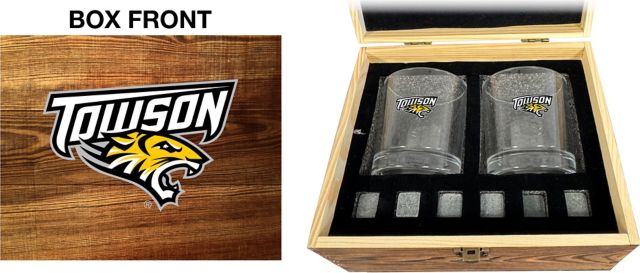 Towson University Rock Glass Box Set