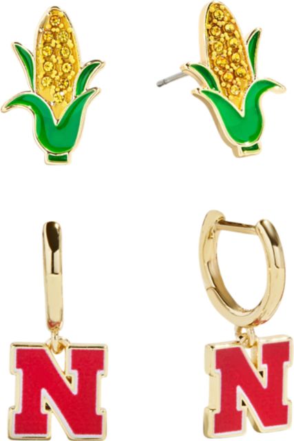 Nebraska Huskers Earring Set of 2