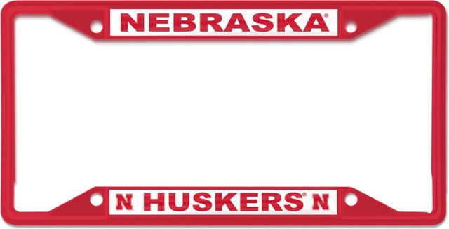 Nebraska Huskers License Plate Frame