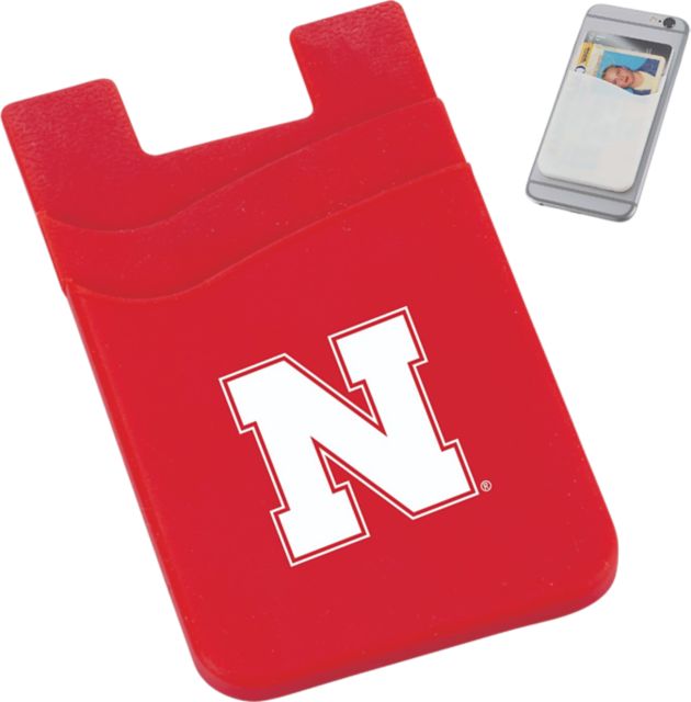 Nebraska Huskers Silicone Card Wallet