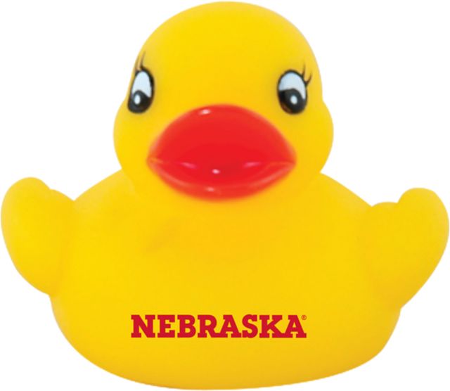 Nebraska Huskers Rubber Duck