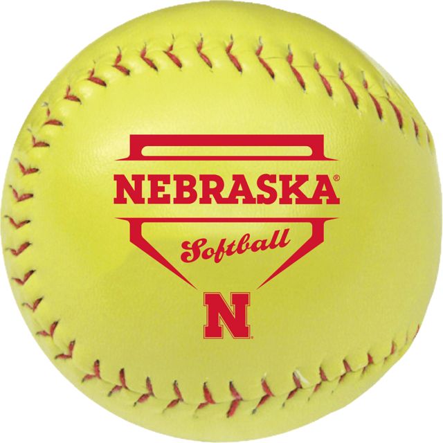 Nebraska Huskers Official Size Softball