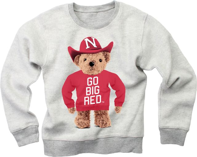 Nebraska Huskers Toddler Boy's Teddy Crewneck