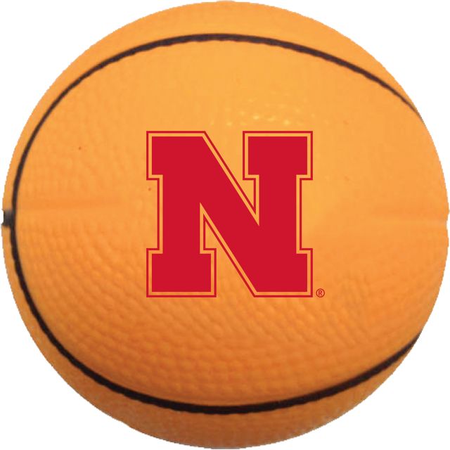 Nebraska Huskers Stress Reliever Basketball