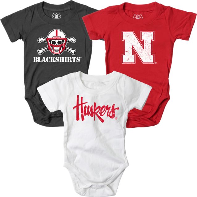 Nebraska Huskers Infant Bodysuit - 3 Pack