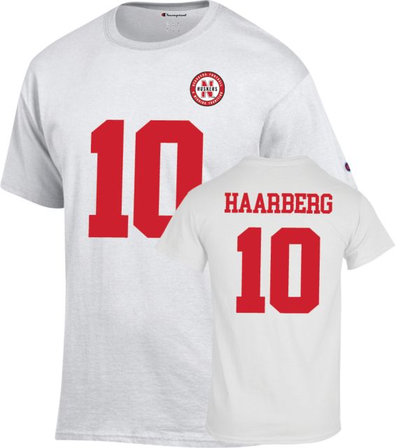 Nebraska Football T Shirt Haarberg - 10 - ONLINE ONLY