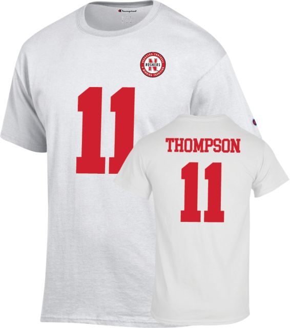 Nebraska Football T Shirt Thompson - 11 - ONLINE ONLY