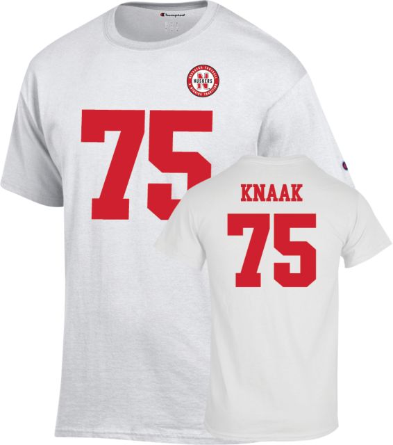 Nebraska Football T-Shirt Tyler Knaak - 75