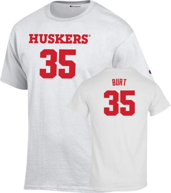 Nebraska Men's Basketball T-Shirt Henry Burt - 35 - ONLINE ONLY