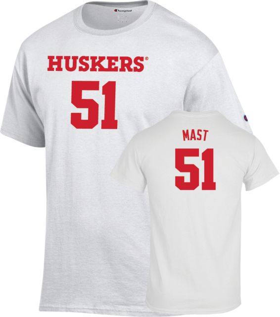 Nebraska Men's Basketball T-Shirt Rienk Mast - 51 - ONLINE ONLY