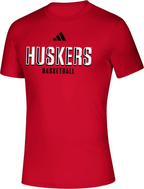 Nebraska Huskers Adidas Creator Performance Tee Huskers Basketball - ONLINE ONLY