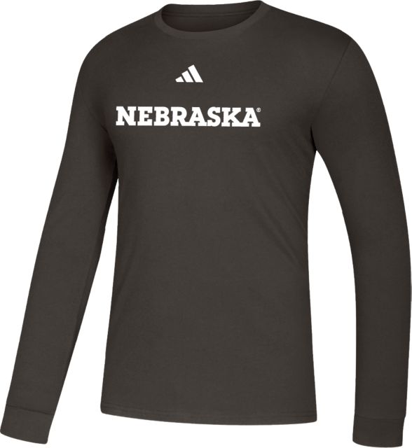 Nebraska Huskers Adidas Storm Fresh Long Sleeve Tee Nebraska - ONLINE ONLY