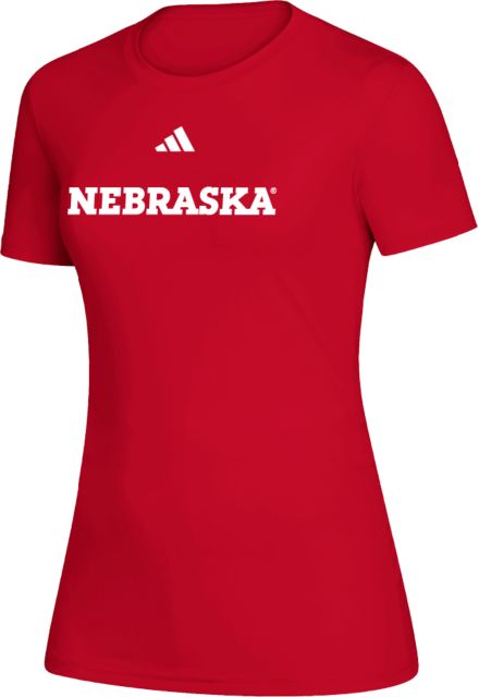 Nebraska Huskers Adidas Womens Creator Performance Tee Nebraska - ONLINE ONLY