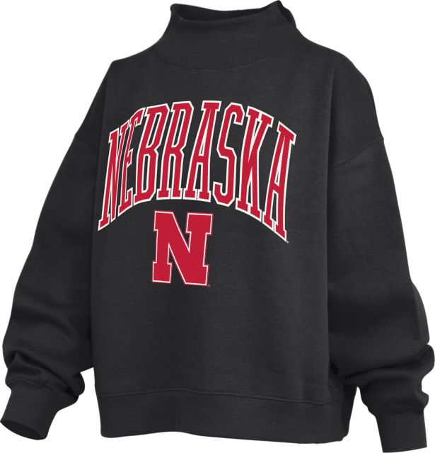 Nebraska Huskers Women's Lingo Mockneck Sweatshirt