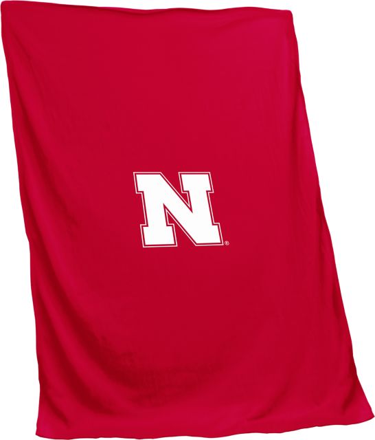 Nebraska Huskers 84 x 54 Sweatshirt Blanket