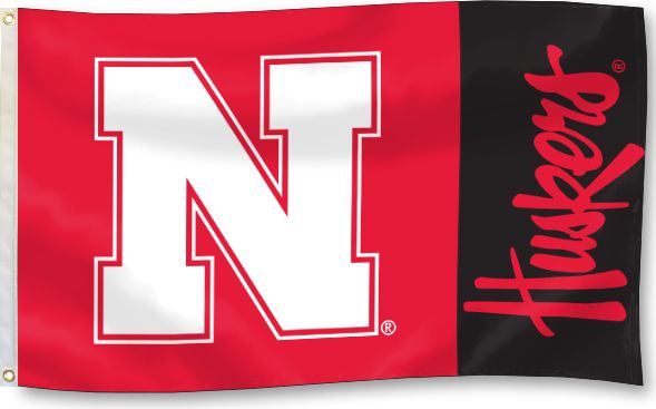 Nebraska Huskers 3'x5' Flag