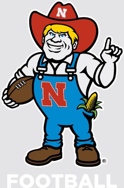Nebraska Huskers Football Decal