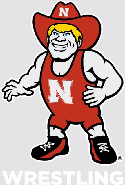 Nebraska Huskers Wrestling Decal