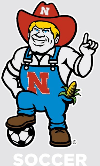 Nebraska Huskers Soccer Decal