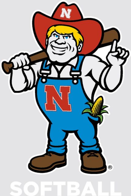 Nebraska Huskers Softball Decal