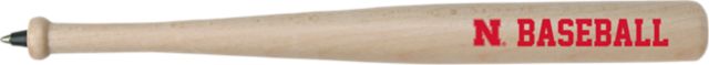 Nebraska Huskers 8" Wood Baseball Bat Pen