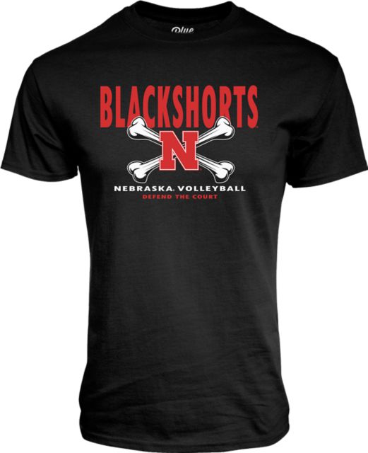 Nebraska Huskers Women's Volleyball Blackshorts Short Sleeve T-Shirt