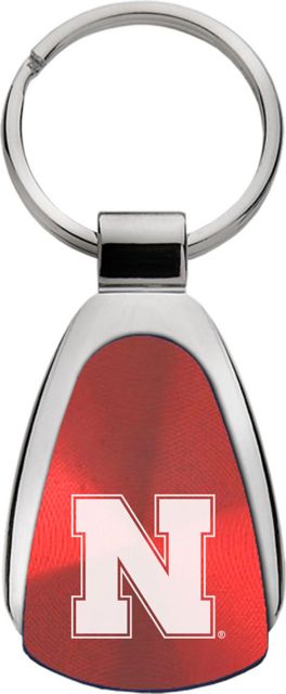 Nebraska Huskers Teardrop Keychain