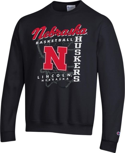 Nebraska Huskers Basketball Crewneck Sweatshirt