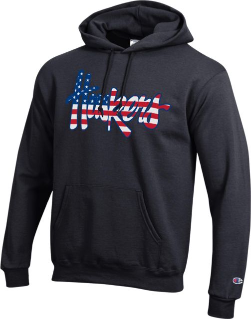 Nebraska Huskers Flag Hooded Sweatshirt