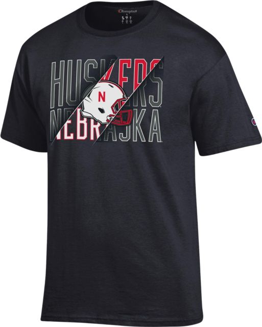 Nebraska Huskers Helmet Short Sleeve T-Shirt