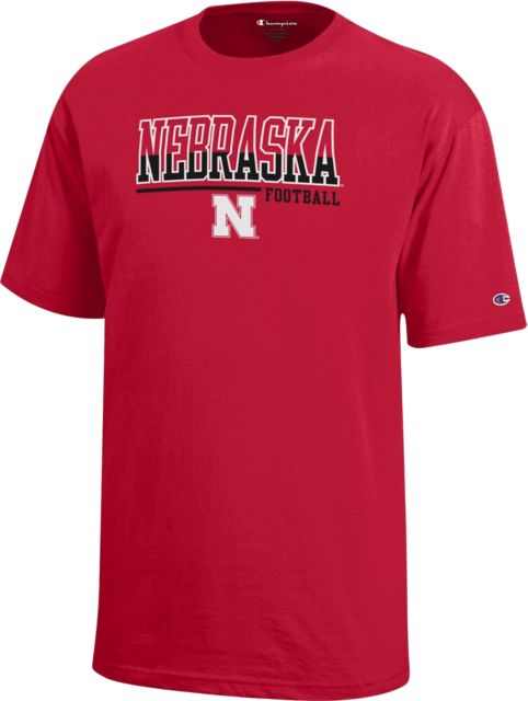 Nebraska Huskers Football Youth Short Sleeve T-Shirt