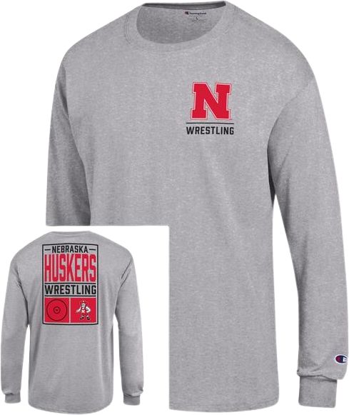 Nebraska Huskers Wrestling Long Sleeve T-Shirt