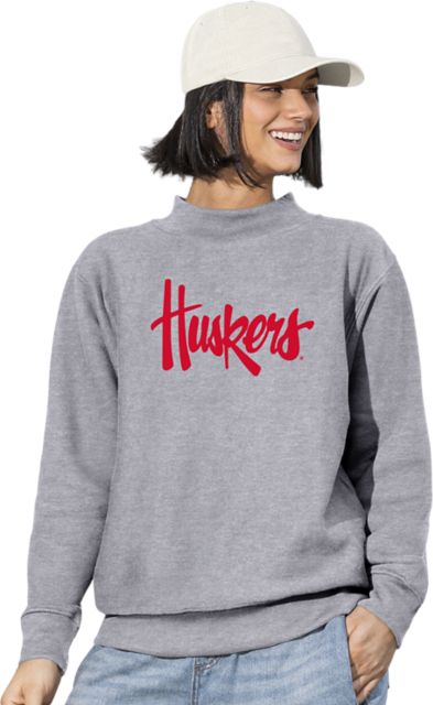 Nebraska Huskers Women's Mockneck Sweatshirt