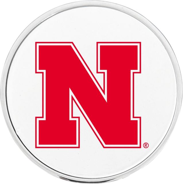 Nebraska Huskers Circle Adhesive Emblem