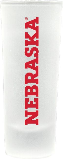 Nebraska Huskers Frosted Collector's Glass