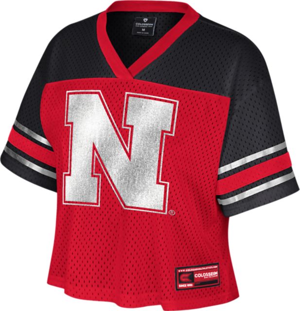 Nebraska Huskers Women's Bling Football Jersey
