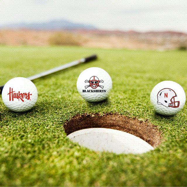 Nebraska Huskers Golf Balls - 3 Pack