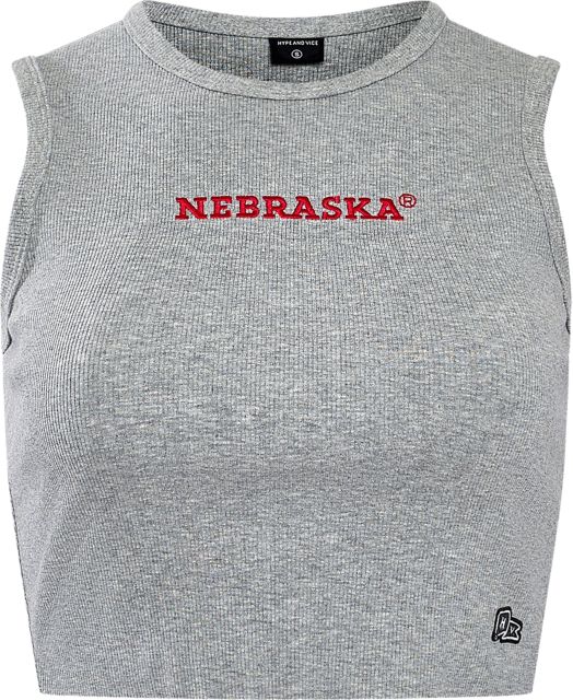 Nebraska Huskers Women's Cut Off Tank Top