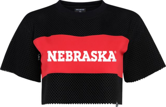 Nebraska Huskers Women's Cropped Short Sleeve T-Shirt