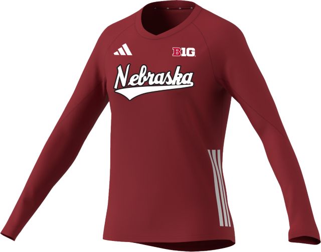 Nebraska Huskers Volleyball Women's Replica Long Sleeve Jersey