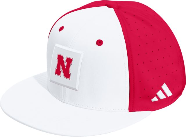 Nebraska Huskers Perforated Flat Bill Cap