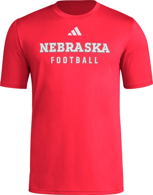 Nebraska Huskers Football Pre-Game Locker Room Short Sleeve T-Shirt
