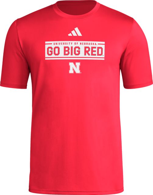 Nebraska Huskers Go Big Red Pre-Game Locker Room Short Sleeve T-Shirt