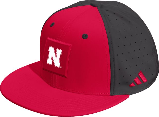 Nebraska Huskers Perforated Flat Bill Cap