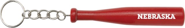 Nebraska Huskers 4" Baseball Bat Keychain