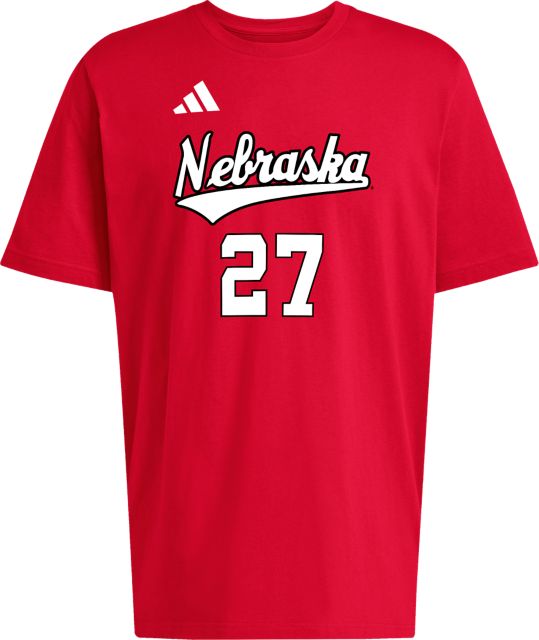 Nebraska Huskers Women's Volleyball Short Sleeve T-Shirt #27 Harper Murray