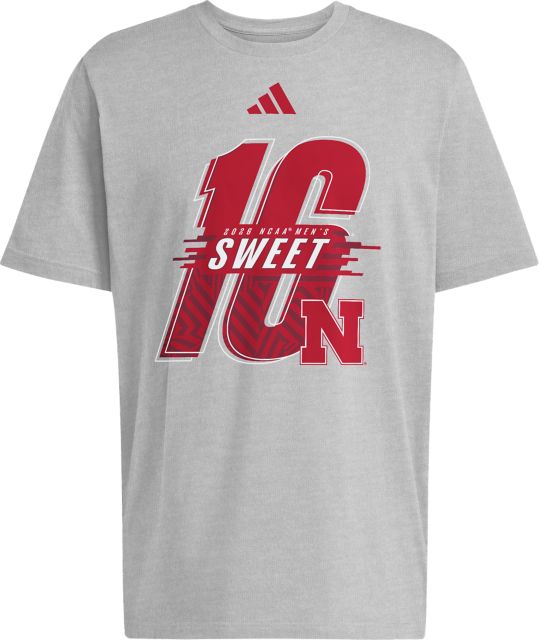 Nebraska Huskers Men's Basketball 2026 Sweet 16 Short Sleeve T-Shirt
