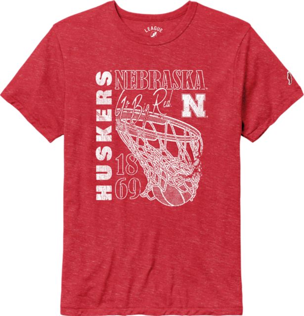 Nebraska Huskers Basketball Victory Falls Short Sleeve T-Shirt